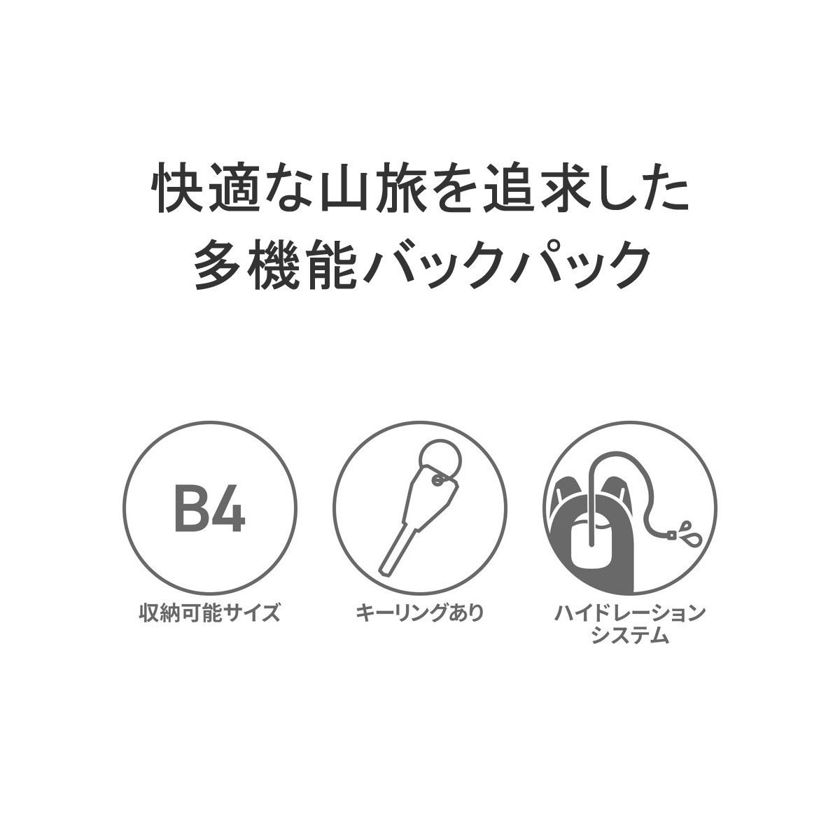 リュック メンズ レディース 大容量 リュックサック バックパック デイパック 登山 アウトドア トレッキング キャンプ 旅行 30L B4 中型 auster 30 501170
