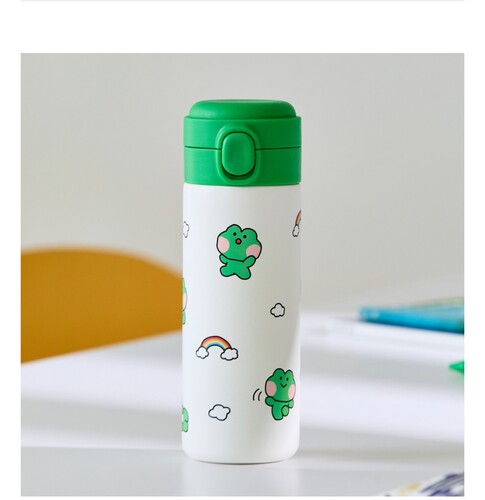 ラインフレンズ minini レニニ パターン ワンタッチ タンブラー (420ml)