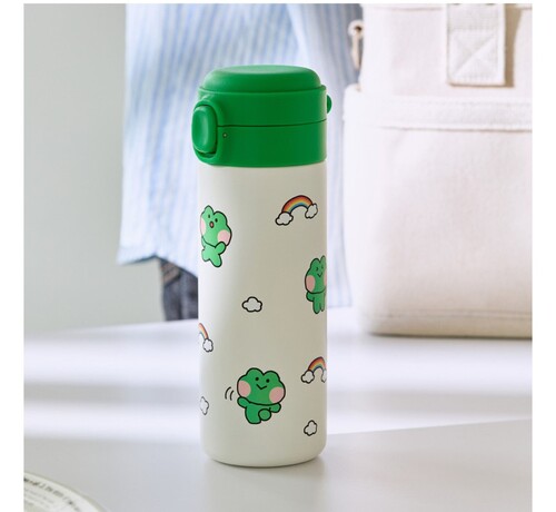 ラインフレンズ minini レニニ パターン ワンタッチ タンブラー (420ml)