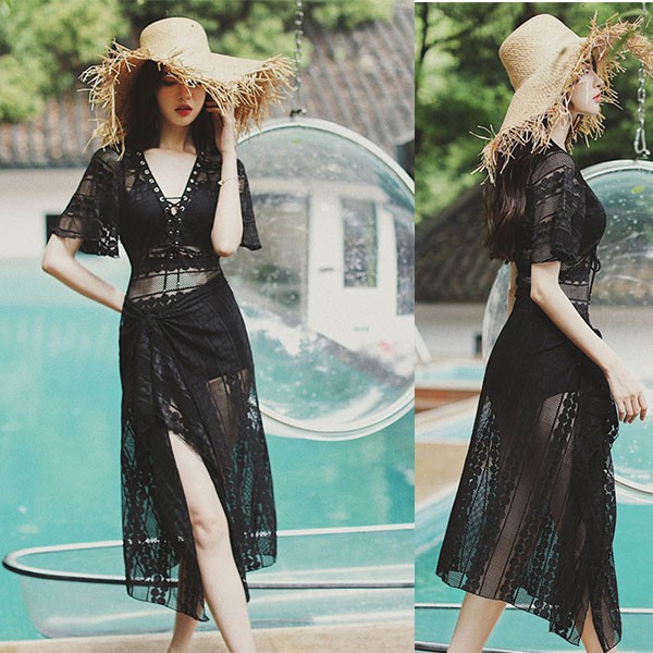 メッシュレース パレオ付きワンピース水着 レディース ワンピース レース パレオ 半袖 体型カバー ビキニ レース メッシュ レースアップ ワイヤー入り パッド入り df034x0x0d7 メッシュレース パレオ付きワンピース水着 レディース ワンピース レース パレオ 半袖 体型カバー ビキニ レース メッシュ レースアップ ワイヤー入り パッド入り df034x0x0d7