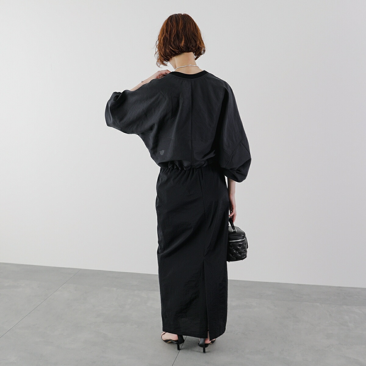 PASSIONE パシオーネ ブラウス 526952 レディース シアー ボリュームスリーブ 長袖 カラー2色 【mega】