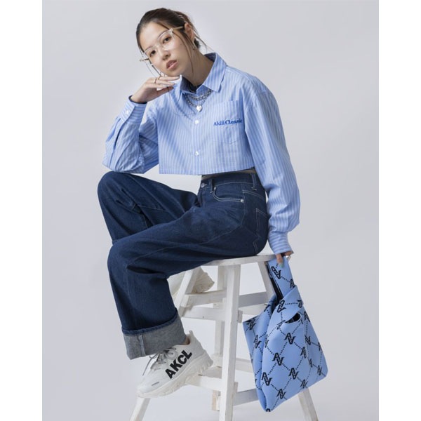 AKIII CLASSIC アキクラシック URBN TRACKER INI BIG LOGO カジュアル シューズ スニーカー 厚底 韓国発 AKC0082-CBL レディース