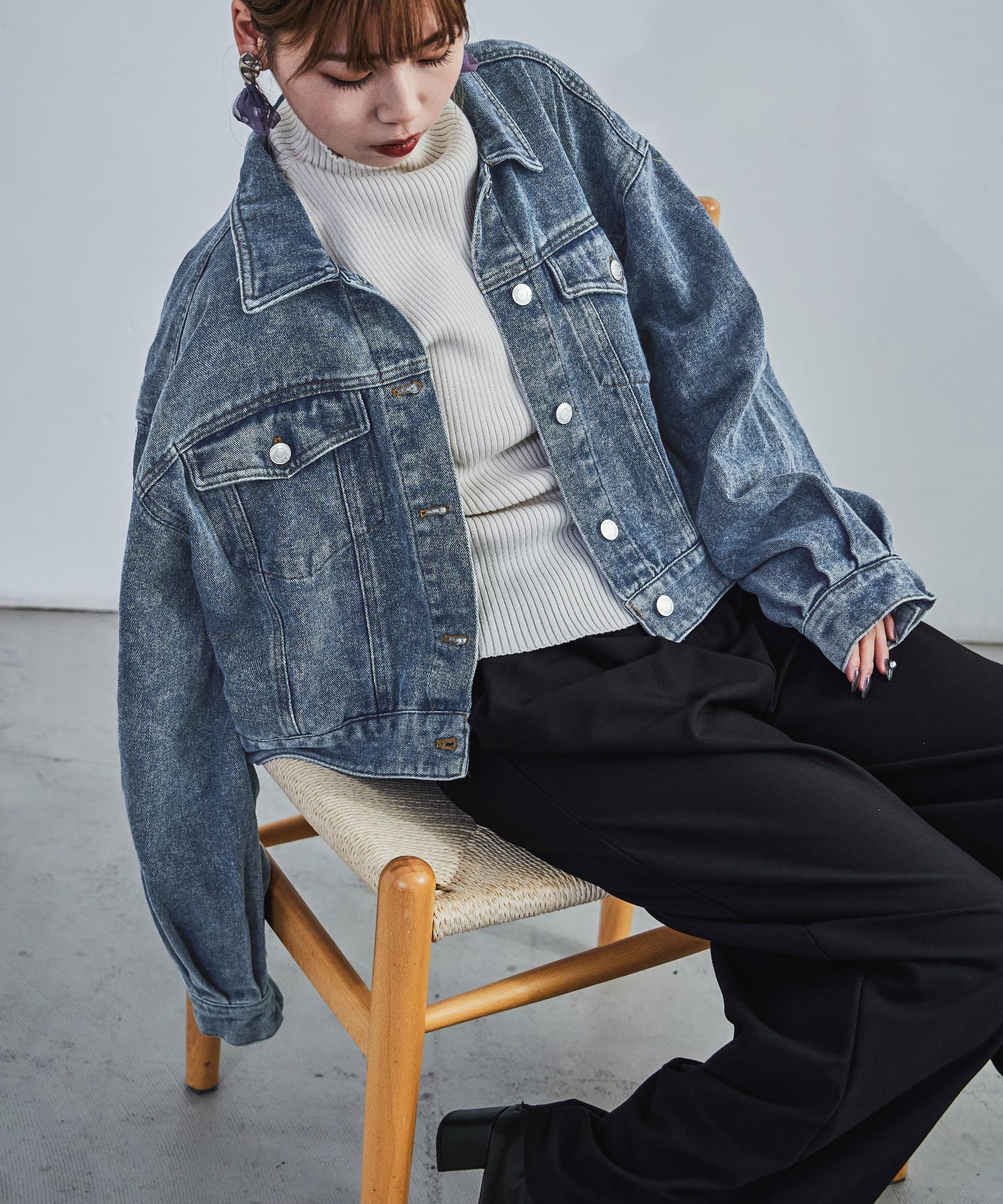 デニムショートジャケット アウター ブルゾン ジャケット デニム ショート丈 クロップド丈 デニムジャケット ドロップショルダー レディース ライトアウター トップス ジージャン 大人カジュアル デニムショートジャケット アウター ブルゾン ジャケット デニム ショート丈 クロップド丈 デニムジャケット ドロップショルダー レディース ライトアウター トップス ジージャン 大人カジュアル