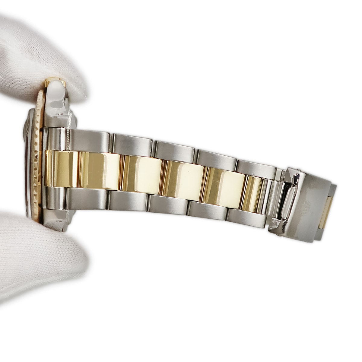 GMTマスター 16753RG 62番 自動巻き メンズ 62番 K18YG×SS 純正ダイヤ シャンパン ルートビア 70年代後期 希少 3年保証