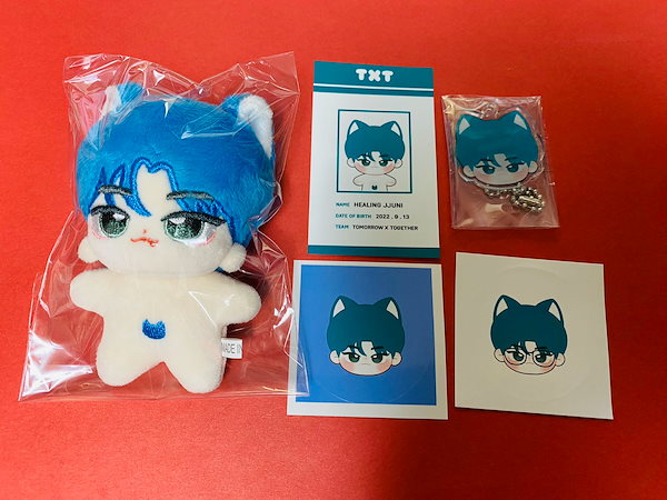 TXT ヨンジュン ペンカフェ マスタニム ぬいぐるみ 10cm 최연준 マスタ Qoo10] TXT ヨンジュン ペンカフェ マスター