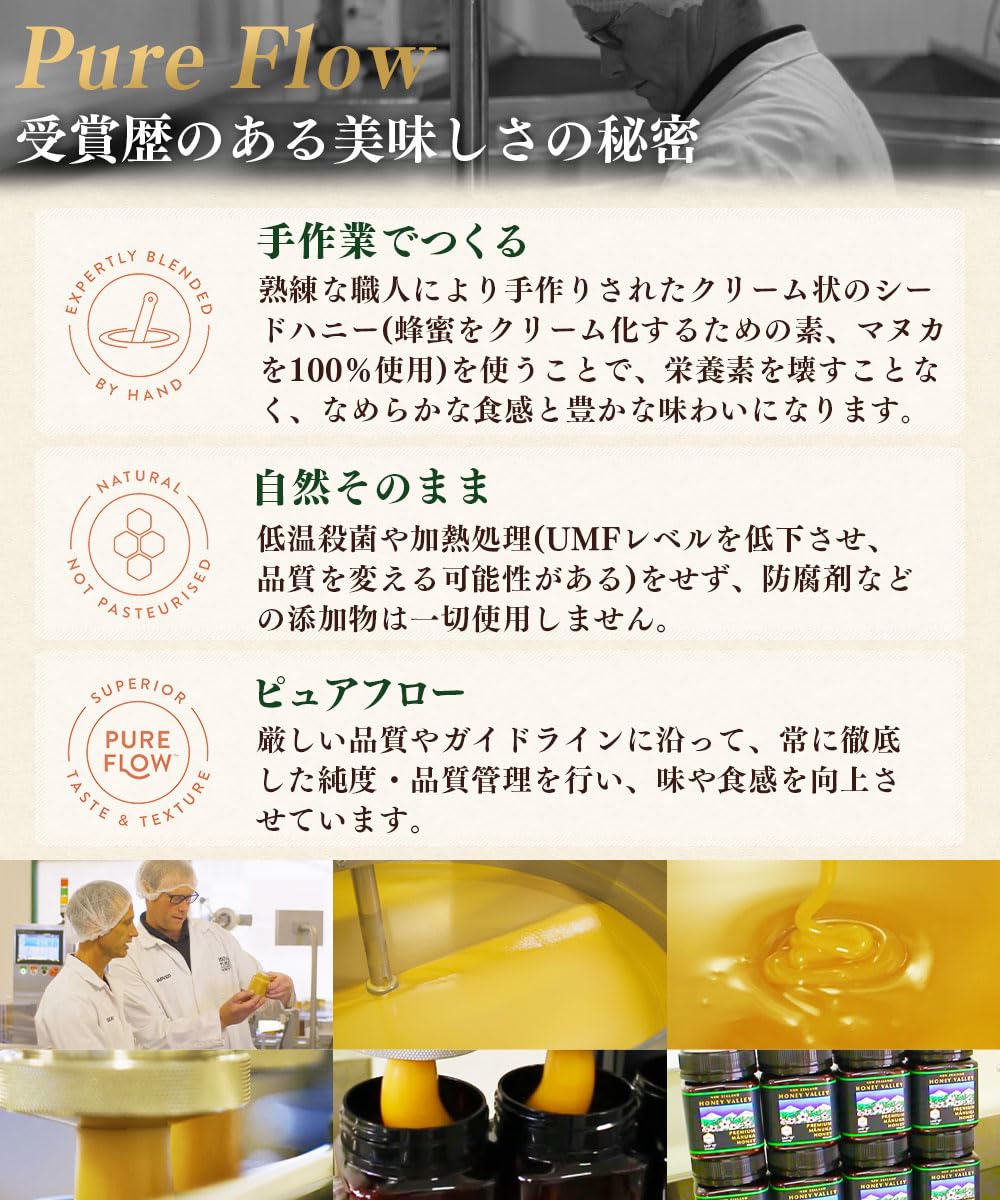 アクティブマヌカハニー　UMF15+　250g ハニーバレー（100% Pure New Zealand Honey）マヌカ蜂蜜