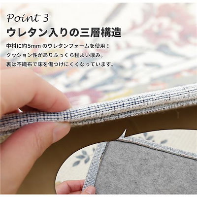 定番 撥水付き シェニールゴブラン織りラグ ブ : 家具・インテリア 日本製通販