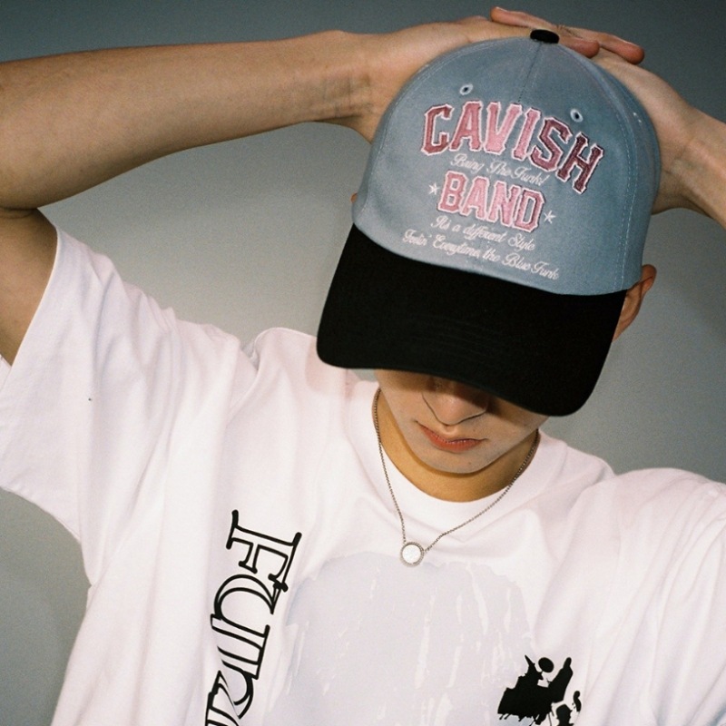 キャビッシュアーチスクリプトボールキャップグレー (CV2DSUAB21A)