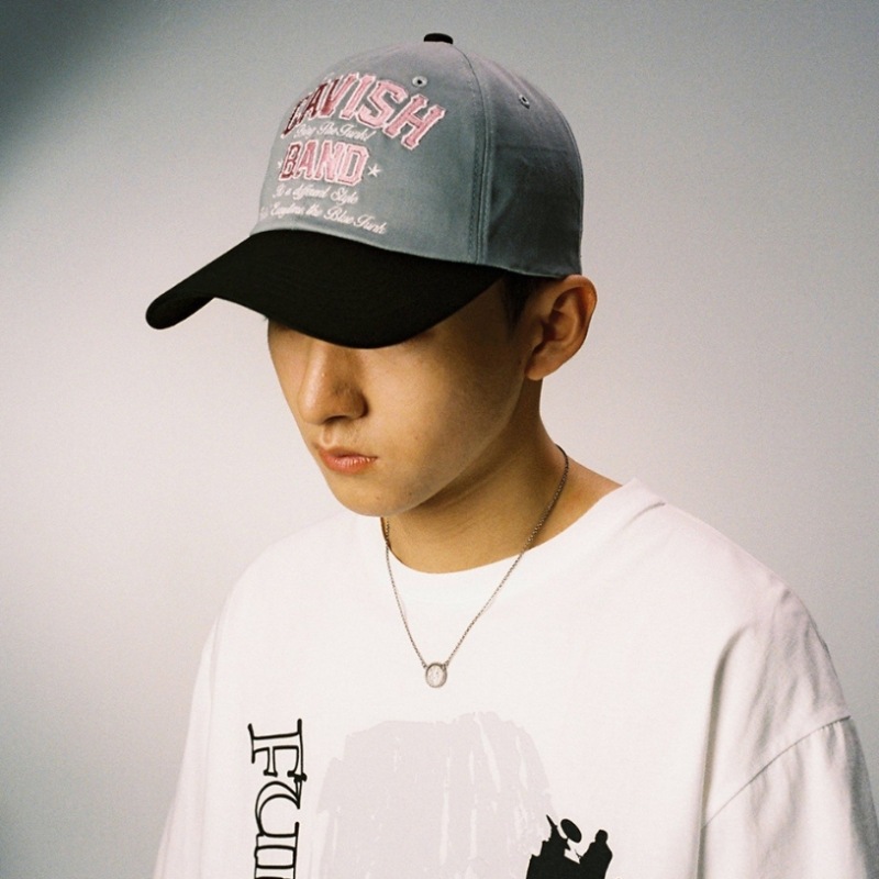 キャビッシュアーチスクリプトボールキャップグレー (CV2DSUAB21A)