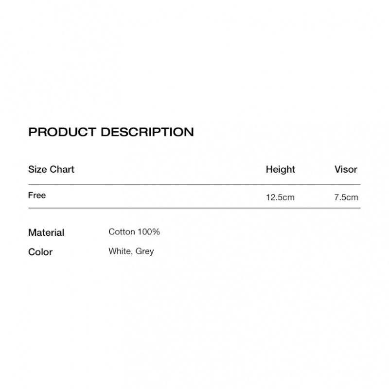 キャビッシュアーチスクリプトボールキャップグレー (CV2DSUAB21A)