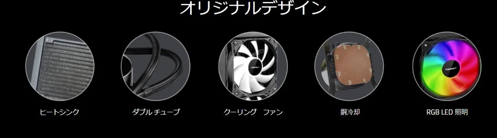 AIO Notos Liquid CPU クーラー（水冷式） N24 Sync AMD Intel