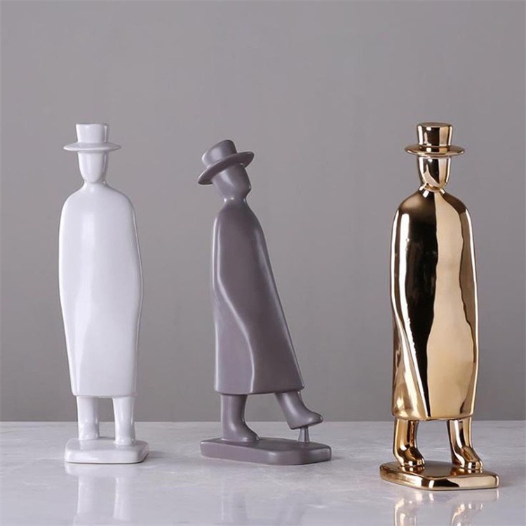 INSスタイル リビングルーム 酒箱置物 彫刻 ソフト置物 上品映え おしゃれな 北欧スタイル キャラクター歩き置物 モデルルーム置物 オフィス置物