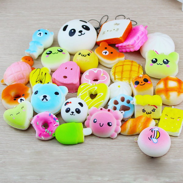 Qoo10] 30個セット ストレス解消グッズ スクイ