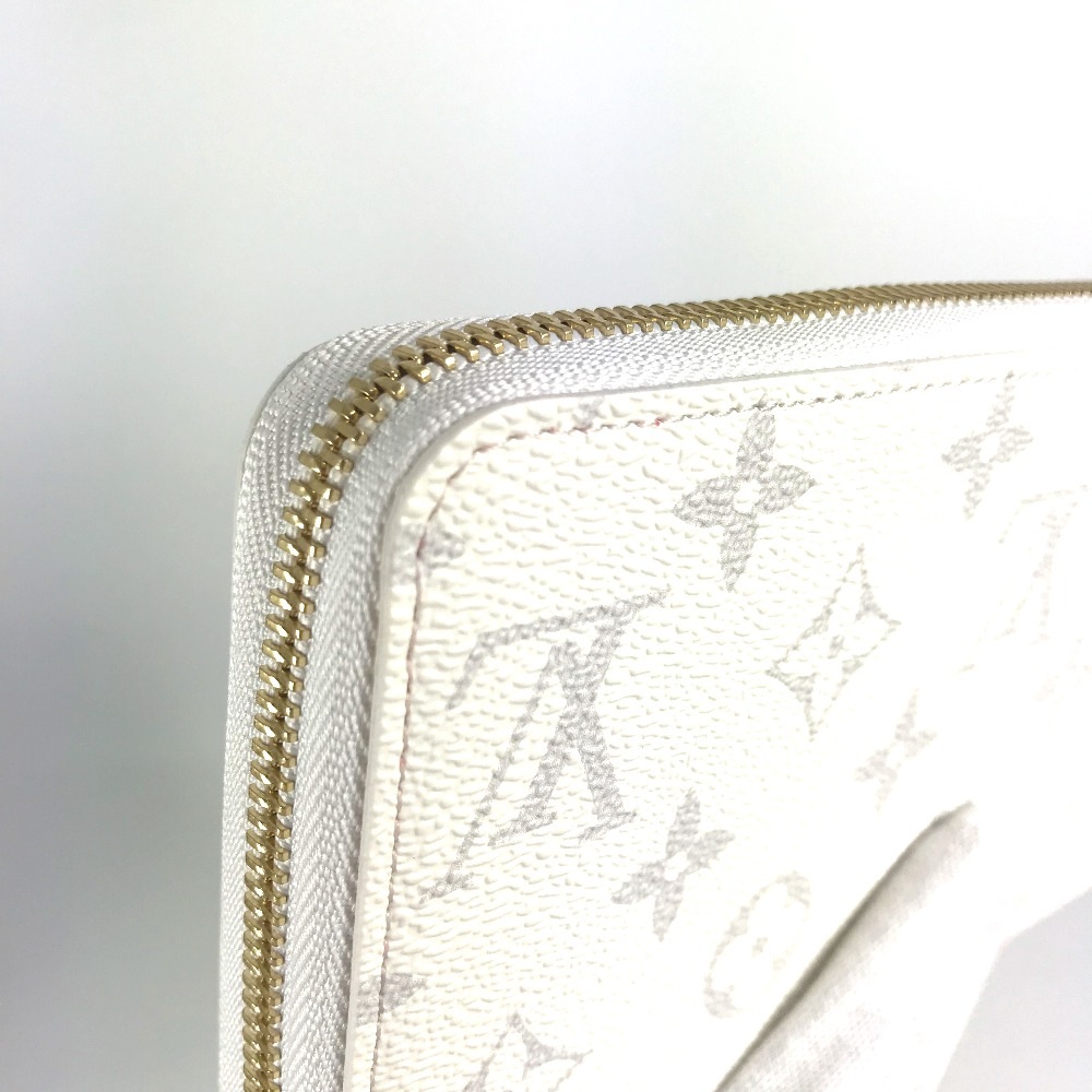 長財布 M14240 LV × TM ジッピー・ウォレット 村上隆コラボ モノグラム ロングウォレット ラウンドファスナー モノグラムキャンバス ホワイト