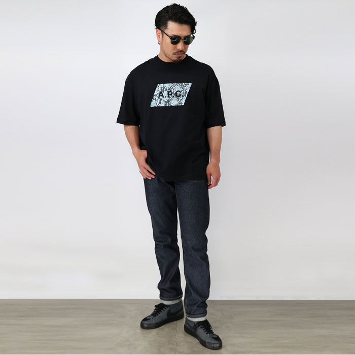 COFBT H26317 Cobra AAB/WHITE LZZ/BLACK 半袖Tシャツ クルー