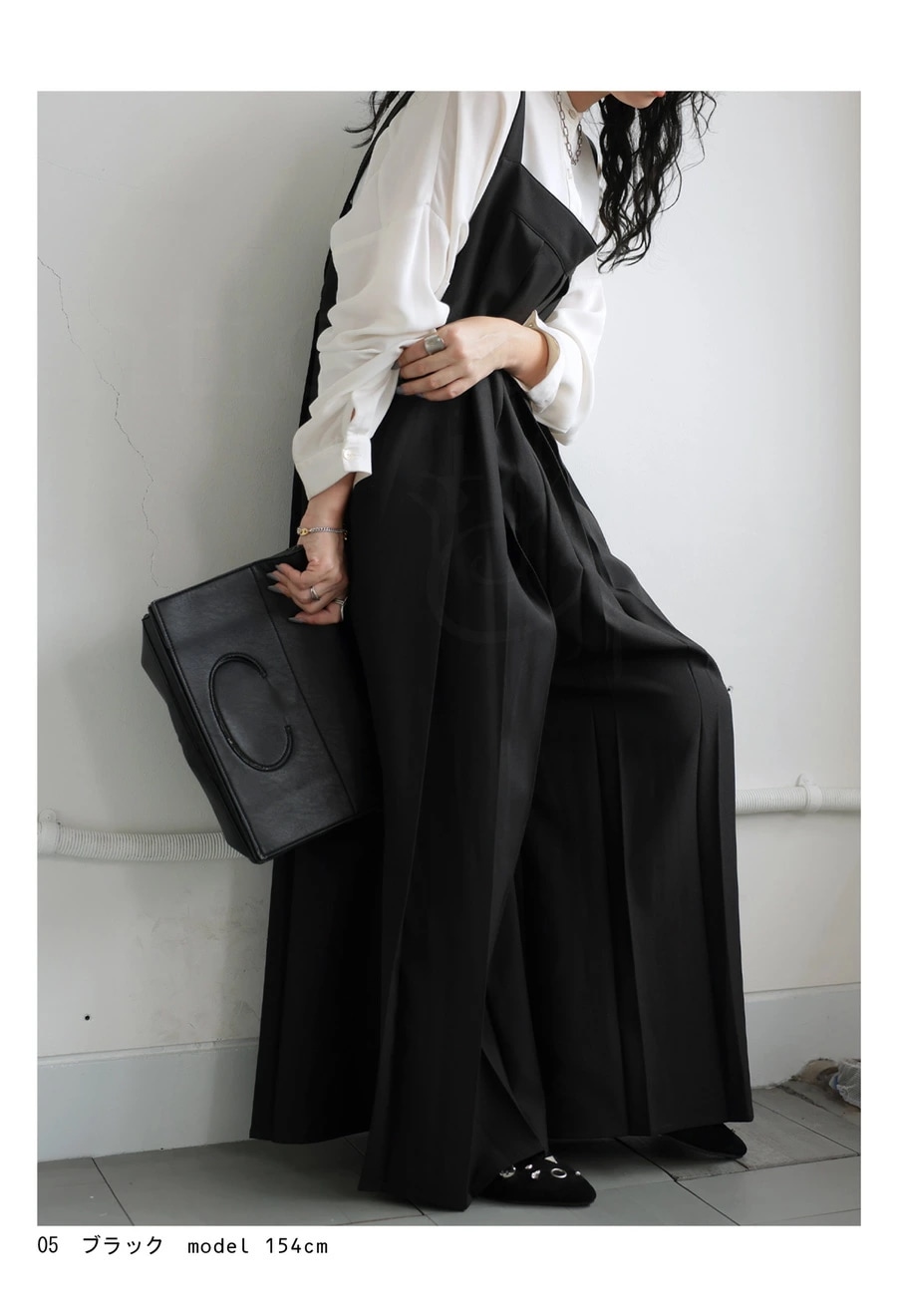 プリーツサロペット サロペット レディース ボトムス 送料無料・再販メール便不可