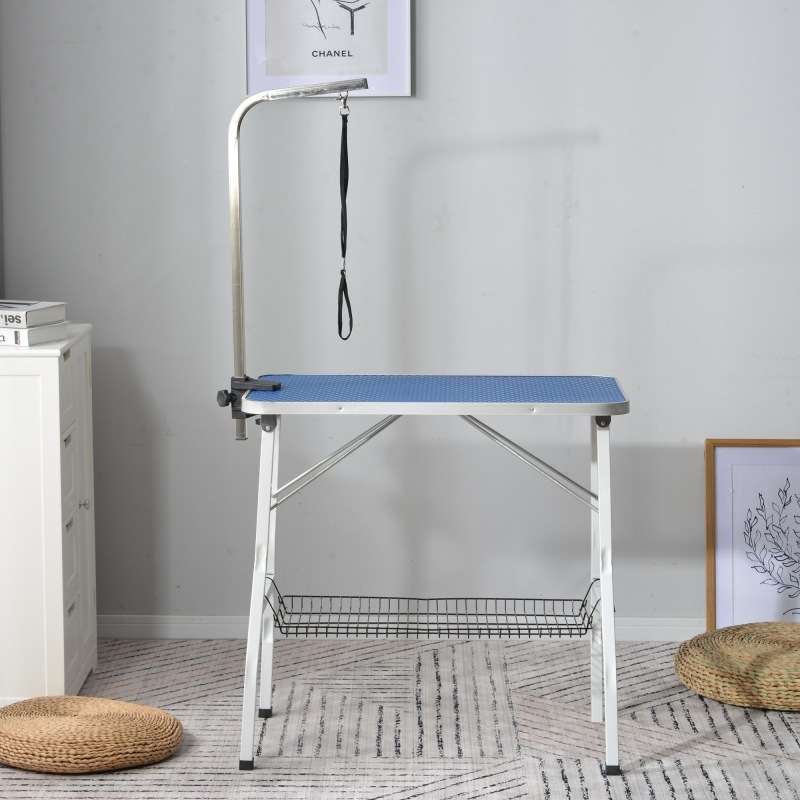 トリミングテーブル 折りたたみ トリミング台 トリミング 折り畳み ペット用 シャンプー カット ブロー ブラッシング 棚付き 爪切り バリカン トリミングテーブル 折りたたみ トリミング台 トリミング 折り畳み ペット用 シャンプー カット ブロー ブラッシング 棚付き 爪切り バリカン