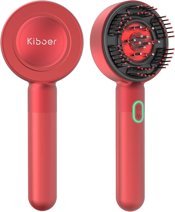 育毛美容機器　電動頭皮ブラシ Qoo10] Kiboer 電動頭皮ブラシ 電気ブラシ 頭皮ケア 特