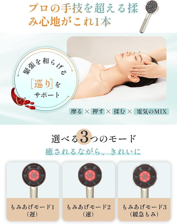 Qoo10] Kiboer 【国内即発送】電動頭皮ブラシ 電気ブラシ