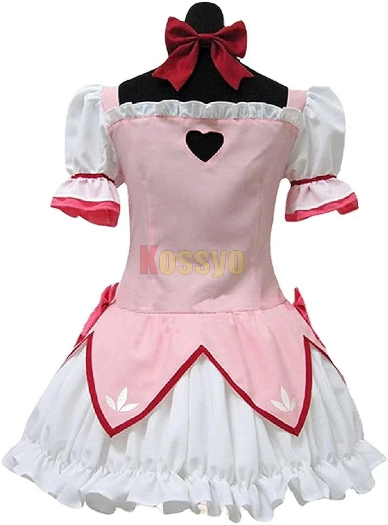 コスプレ衣鹿目まどか魔法少女まどかマギカ鹿目まどかウィッグ付きイベントパーティー変演出服クリスマスパーティー
