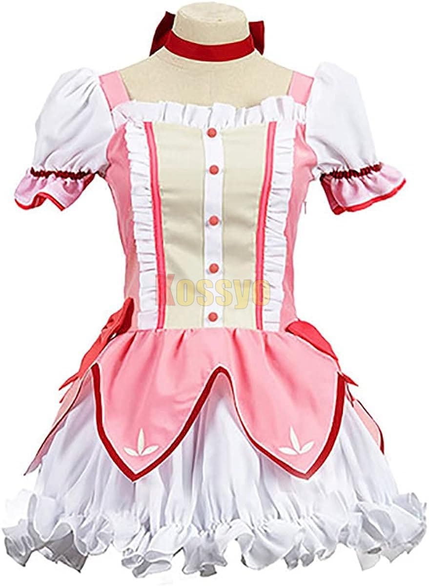 コスプレ衣鹿目まどか魔法少女まどかマギカ鹿目まどかウィッグ付きイベントパーティー変演出服クリスマスパーティー