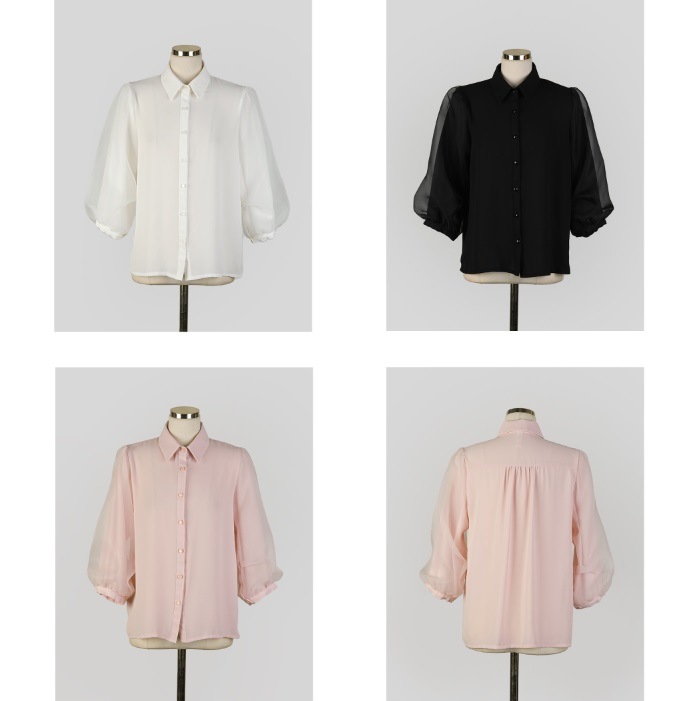 ブラウス レディース 春 シフォン きれいめ パフスリーブ パフ袖 ブラウス レディース 春 シフォン きれいめ パフスリーブ パフ袖