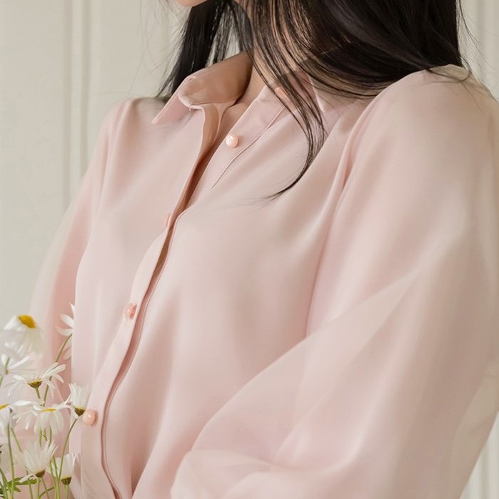 ブラウス レディース 春 シフォン きれいめ パフスリーブ パフ袖 ブラウス レディース 春 シフォン きれいめ パフスリーブ パフ袖