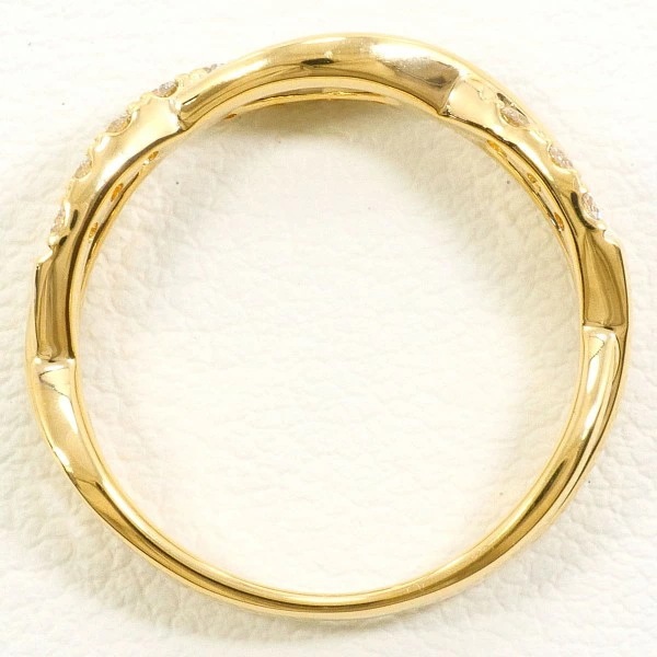 K18 18金 YG イエローゴールド リング 指輪 9.5号 ダイヤ 0.25 ジュエリー 中古 K18 18金 YG イエローゴールド リング 指輪 9.5号 ダイヤ 0.25 ジュエリー 中古