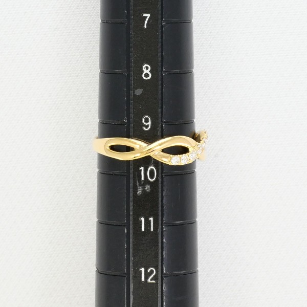 K18 18金 YG イエローゴールド リング 指輪 9.5号 ダイヤ 0.25 ジュエリー 中古 K18 18金 YG イエローゴールド リング 指輪 9.5号 ダイヤ 0.25 ジュエリー 中古