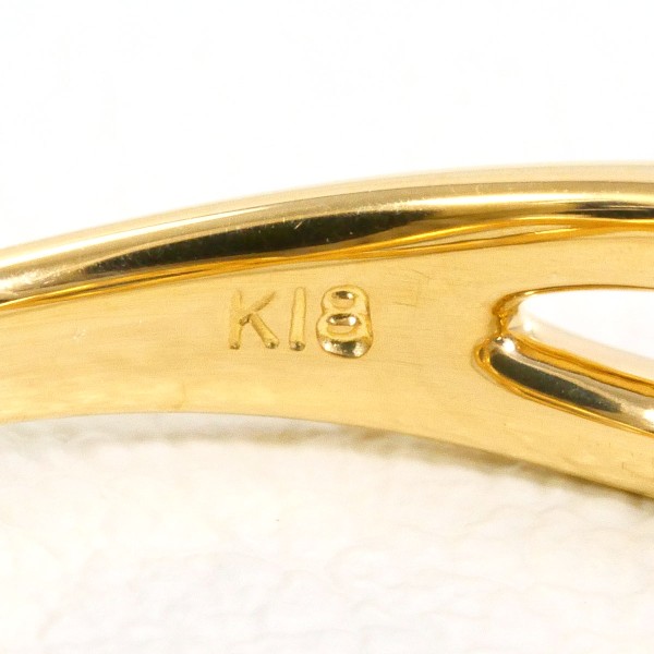 K18 18金 YG イエローゴールド リング 指輪 9.5号 ダイヤ 0.25 ジュエリー 中古 K18 18金 YG イエローゴールド リング 指輪 9.5号 ダイヤ 0.25 ジュエリー 中古
