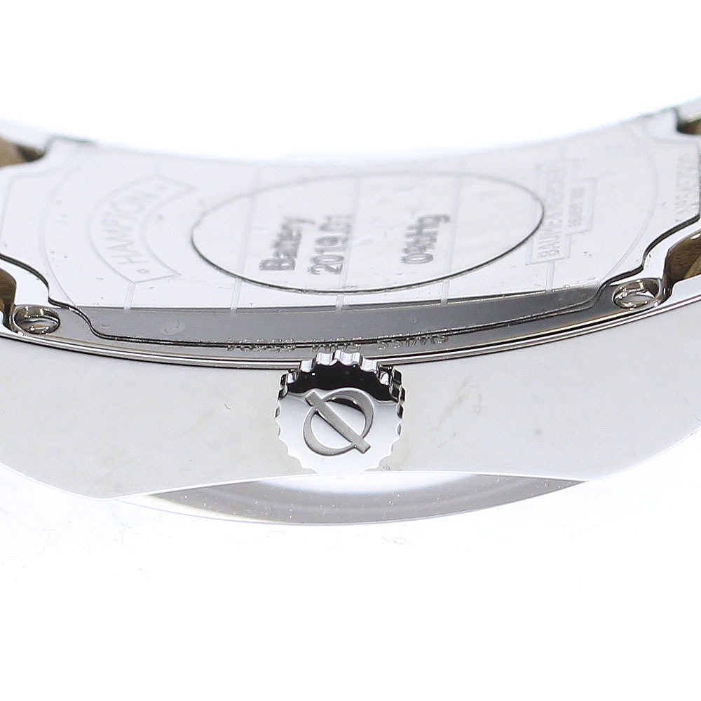 ボーム＆メルシェ Baume & Mercier 65694 ハンプトン ダイヤベゼル デイト クォーツ ボーイズ 良品 箱保証書付き_811725【中古】