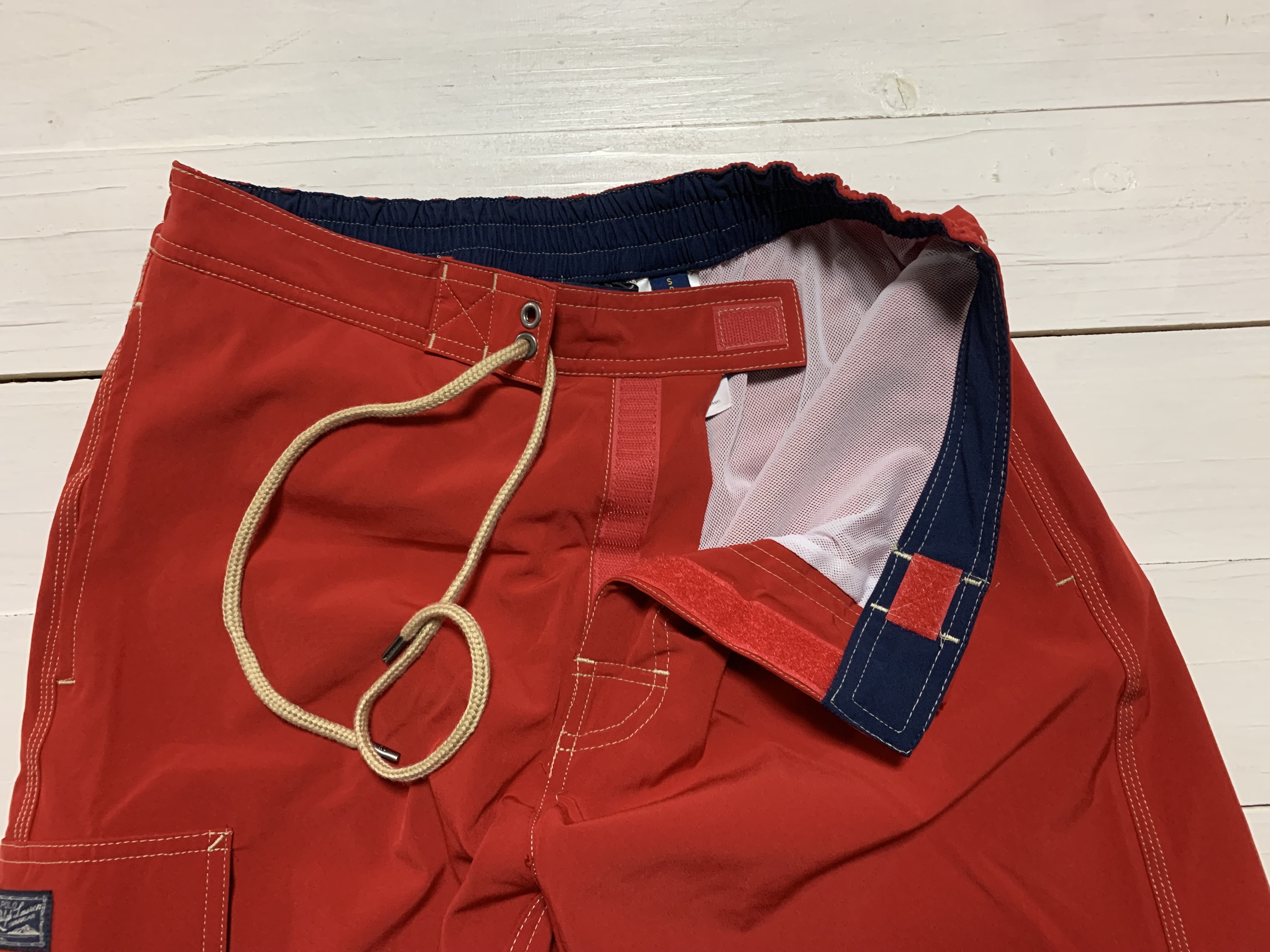 海水パンツ 水着 インナー付き レッド メンズ PR6-032 海水パンツ 水着 インナー付き レッド メンズ PR6-032