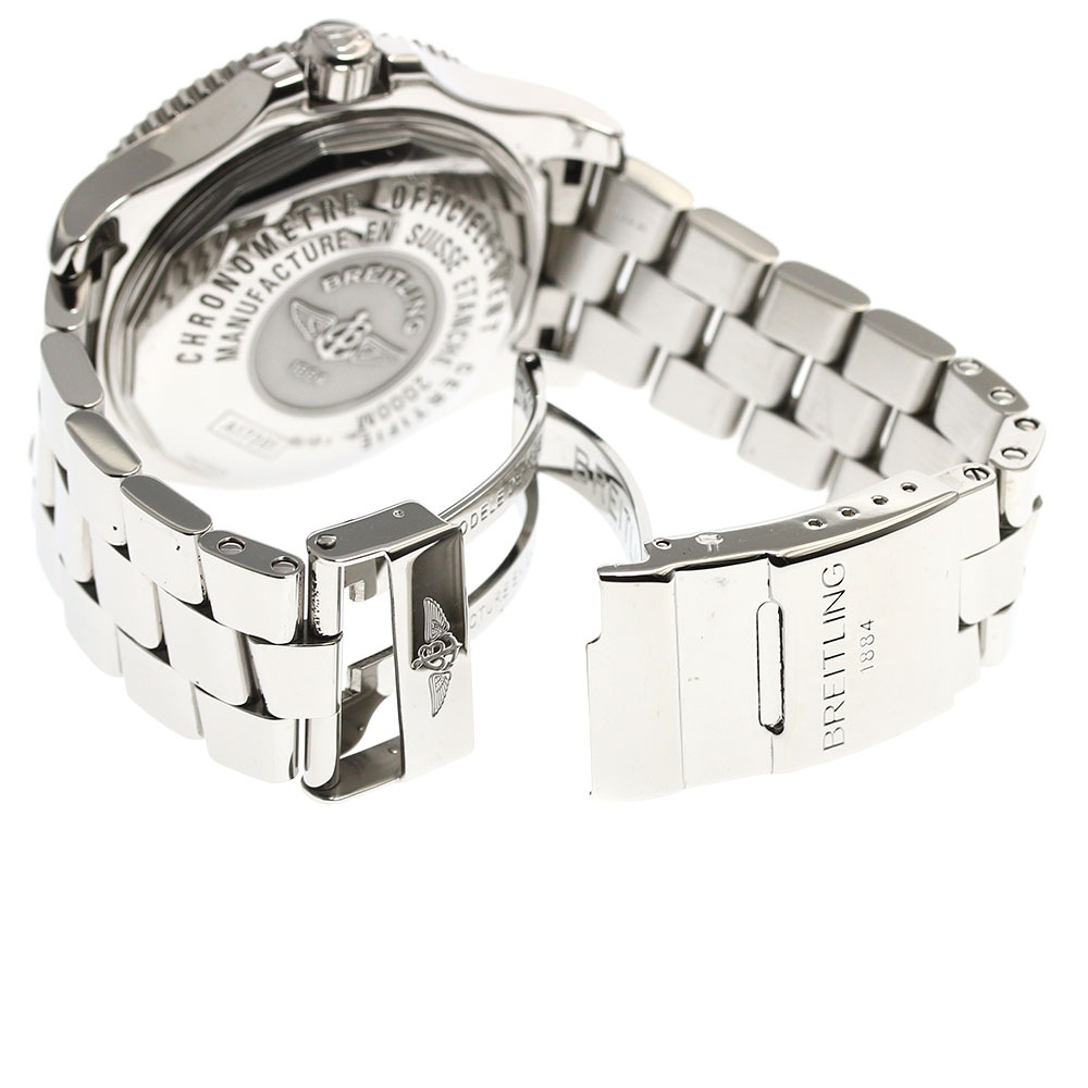 ブライトリング BREITLING A17391 スーパーオーシャン 44 デイト 自動巻き メンズ 箱・保証書付き_900415【中古】 ブライトリング BREITLING A17391 スーパーオーシャン 44 デイト 自動巻き メンズ 箱・保証書付き_900415【中古】