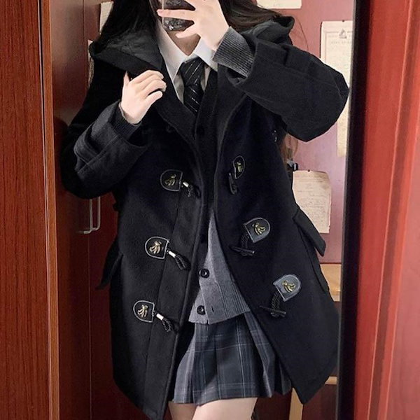 新品未使用❣️早割りセール❣️最安スクールコート ダッフルコート 通学用 男女兼用 スクールコート ダッフルコート 女子 男子 高校生 中学生 紺 黒 グレー