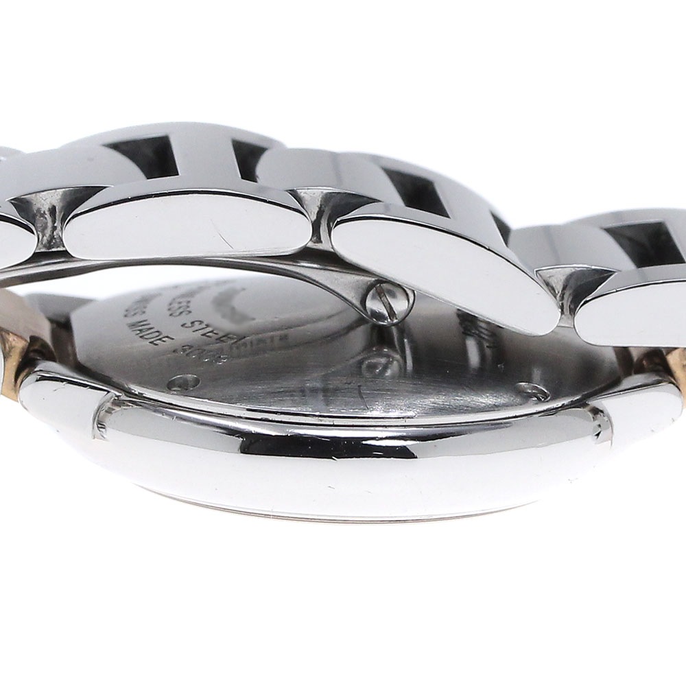 カルティエ CARTIER WE902030 バロンブルーSM K18PGコンビ 11Pダイヤ クォーツ レディース _826844【中古】