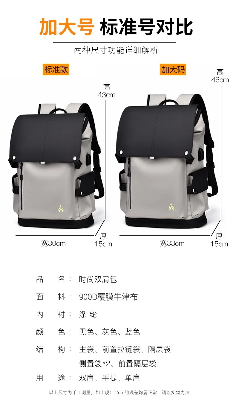 バックパック 学生通学バッグ/中高生/ショルダーバッグ/ファッション/大容量/パソコンバッグ/女性/衝突/旅行バッグ/男性