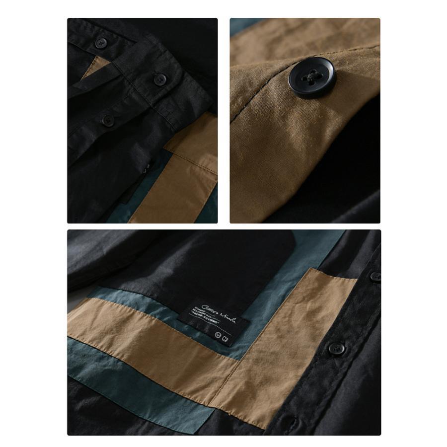 メンズ シャツ カジュアルシャツ 無地 ブラック長袖シャツ 開襟シャツ ビジネス 通勤 スリム メンズファッション 秋物 メンズ シャツ カジュアルシャツ 無地 ブラック長袖シャツ 開襟シャツ ビジネス 通勤 スリム メンズファッション 秋物