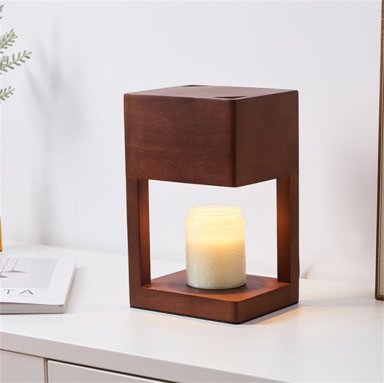 売り切れ続出中買い逃し注意 早い者勝ち 木製 ナイトライト スタンド キャンドルライト シンプル アロマライト アロマ 精油 ろうそく 寝室 ベッドヘッド