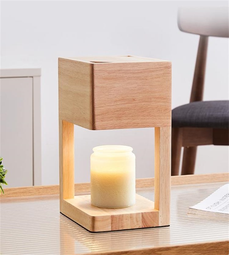 売り切れ続出中買い逃し注意 早い者勝ち 木製 ナイトライト スタンド キャンドルライト シンプル アロマライト アロマ 精油 ろうそく 寝室 ベッドヘッド