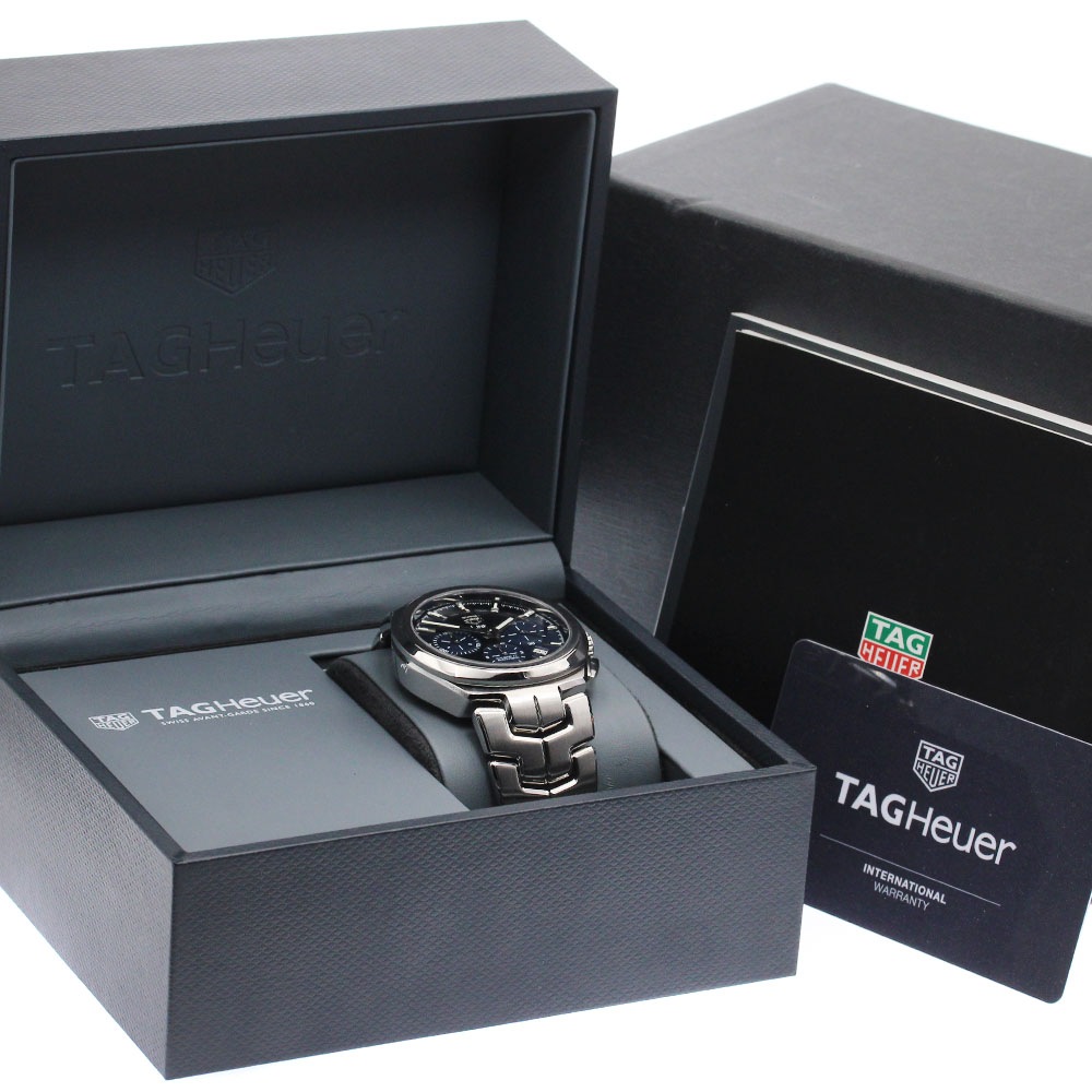 タグホイヤー TAG HEUER CBC2112 リンク キャリバー17 クロノグラフ 自動巻き メンズ 極美品 箱・保証書付き_902250【中古】 タグホイヤー TAG HEUER CBC2112 リンク キャリバー17 クロノグラフ 自動巻き メンズ 極美品 箱・保証書付き_902250【中古】