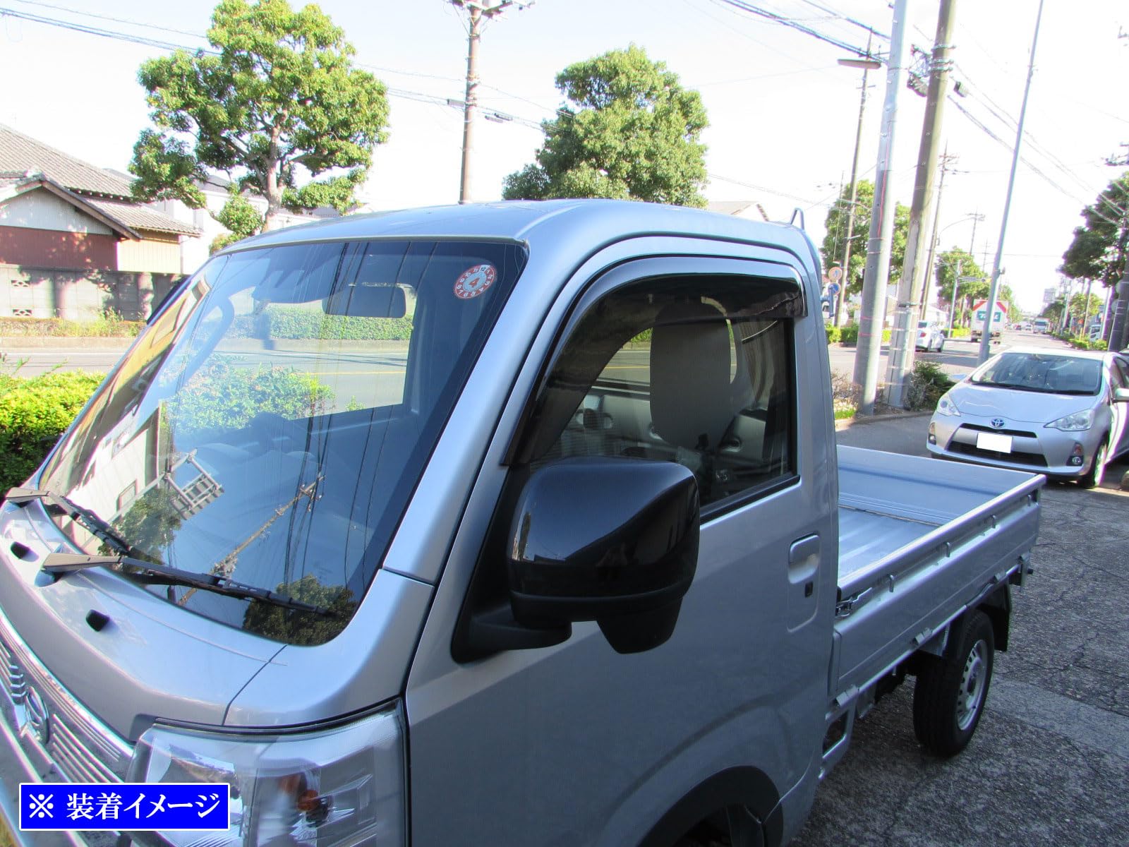 BRIGHTZ ハイゼットトラック S500P S510P サイドドアバイザー 【 INJ-V-140 】 BRIGHTZ ハイゼットトラック S500P S510P サイドドアバイザー 【 INJ-V-140 】