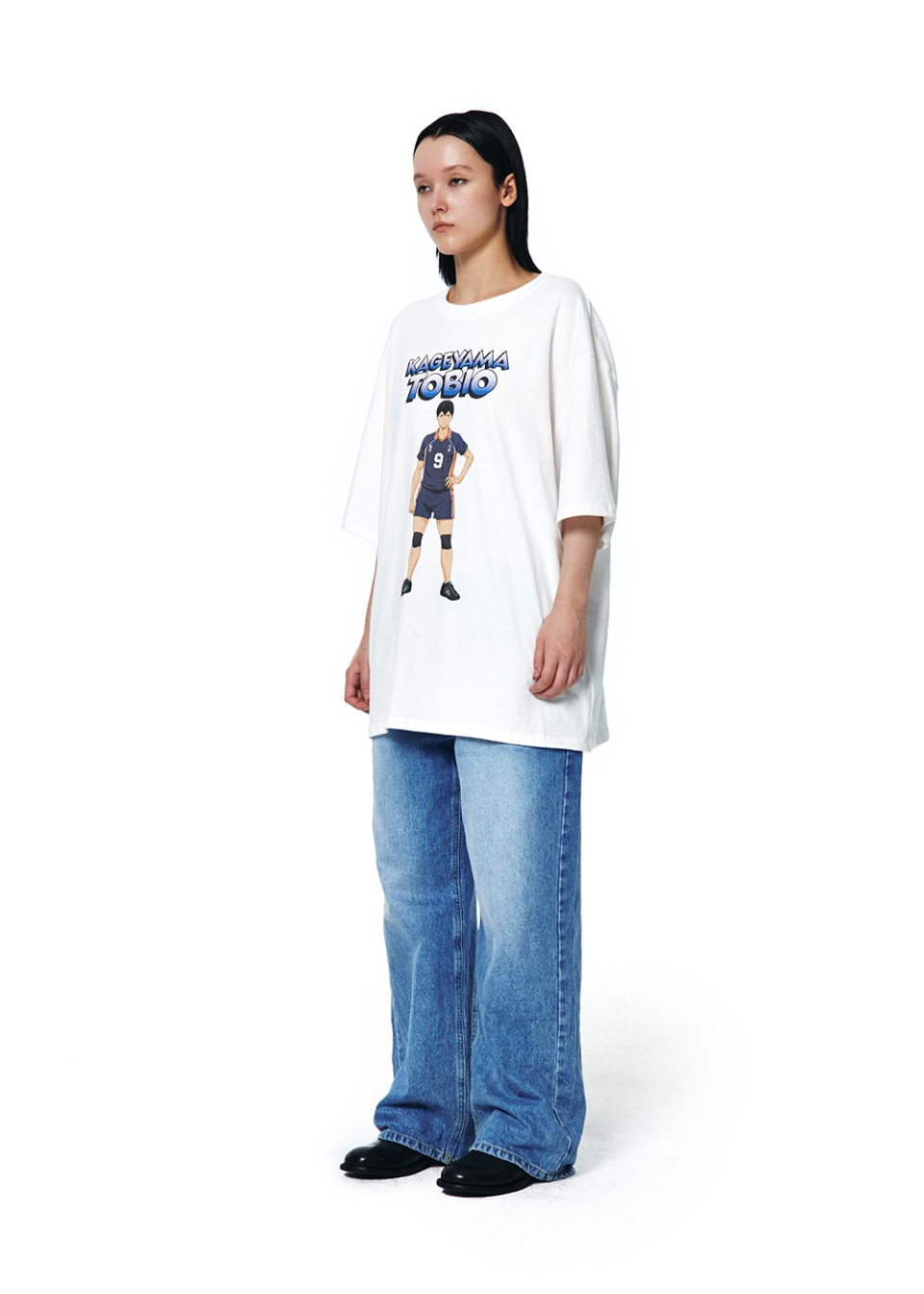 【EERST】ハイキュー!! Standing HF T-shirt [White_Tobio] 001HI0004-dynamic1-pdp?fmt=