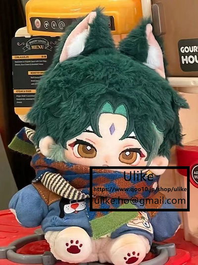 Qoo10] 原神魈 青い獣耳のクールボーイ 20CM : おもちゃ・知育
