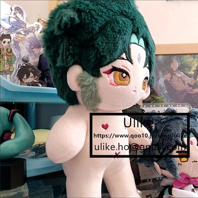 Qoo10] 原神魈 青い獣耳のクールボーイ 20CM : おもちゃ・知育