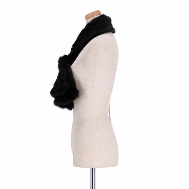 2段フリル ミンク ファー マフラー 送料無料 レディース ギフト プレゼント 2段フリル ミンク ファー マフラー 送料無料 レディース ギフト プレゼント