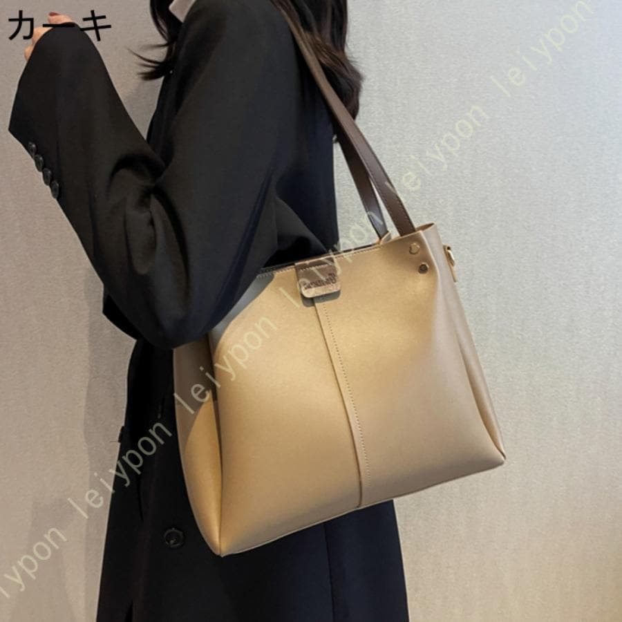 トートバッグ a4 レディース 軽量 ボタン付き おしゃれ 大容量 仕事用 大きめ 通勤 通学 防水 軽い 可愛い 肩掛け 20代 仕切り かわいい 撥水 プレゼント