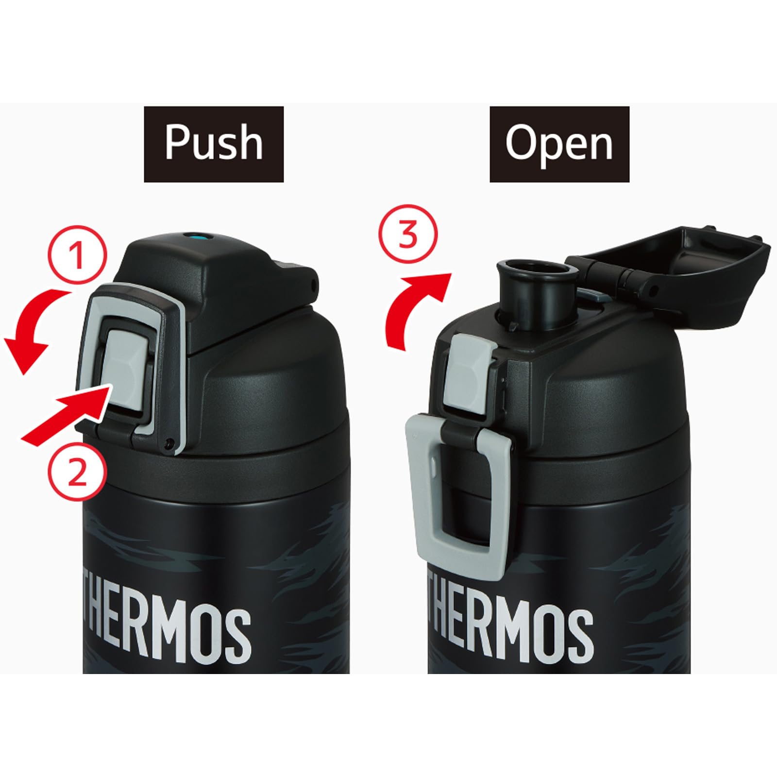 サーモス 水筒 真空断熱スポーツボトル ストラップ付き 1L ブラックグレー 保冷専用 FJI-1001 BKGY サーモス 水筒 真空断熱スポーツボトル ストラップ付き 1L ブラックグレー 保冷専用 FJI-1001 BKGY