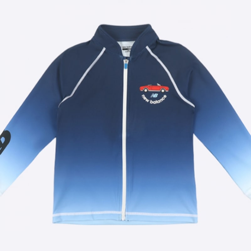 ニューバランス キッズ 男の子 ラッシュガード セットアップ(NK9RE2101B-59)_ネイビー ニューバランス キッズ 男の子 ラッシュガード セットアップ(NK9RE2101B-59)_ネイビー