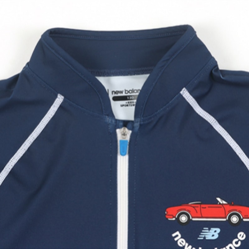 ニューバランス キッズ 男の子 ラッシュガード セットアップ(NK9RE2101B-59)_ネイビー ニューバランス キッズ 男の子 ラッシュガード セットアップ(NK9RE2101B-59)_ネイビー