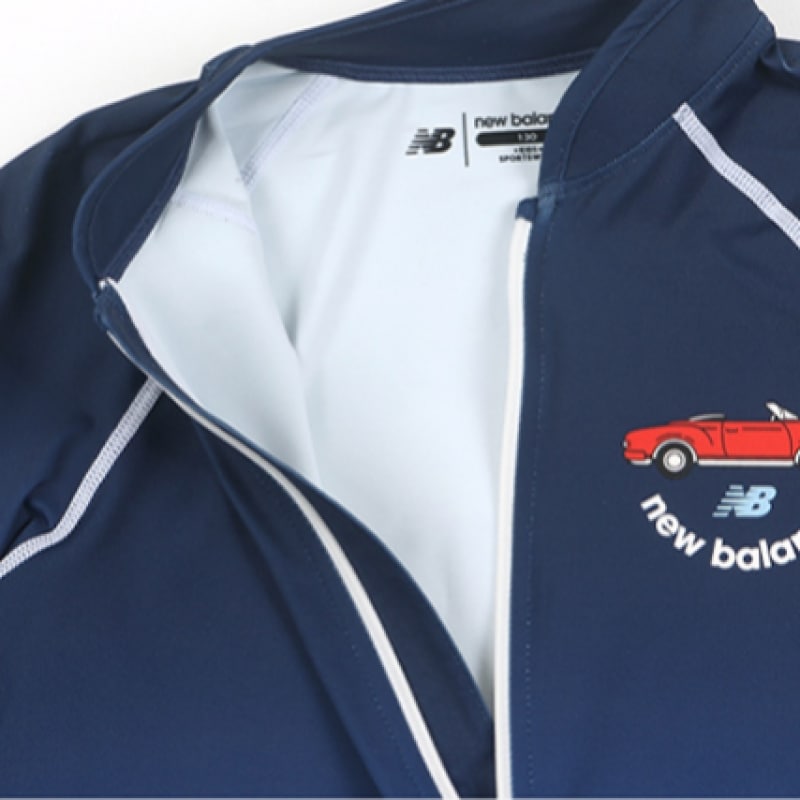ニューバランス キッズ 男の子 ラッシュガード セットアップ(NK9RE2101B-59)_ネイビー ニューバランス キッズ 男の子 ラッシュガード セットアップ(NK9RE2101B-59)_ネイビー